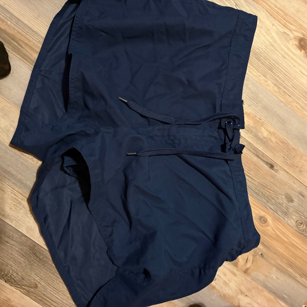 Basic Editions Navy Blue Swim Shorts
